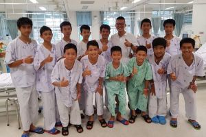 Thai Boys in hospital